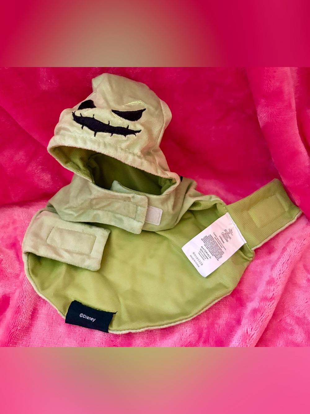 Disney Oogie Boogie guinea pig costume Hoodie - Light Green and Black